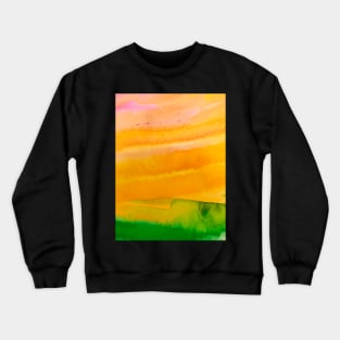 Yellow Green and Pink Crewneck Sweatshirt